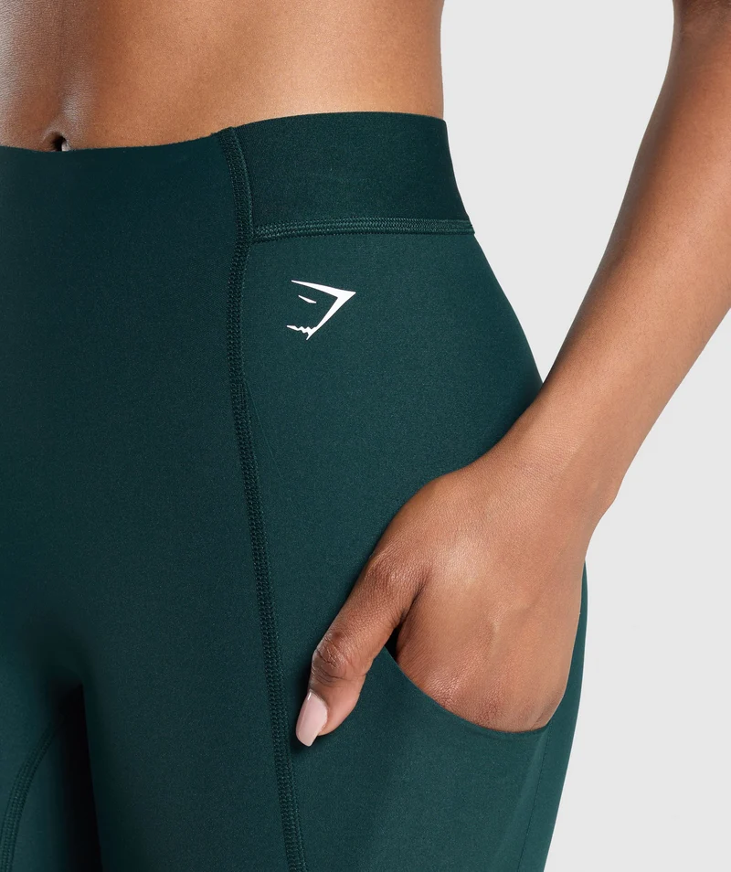 Gymshark Raw Cut Leggings - Strong Teal