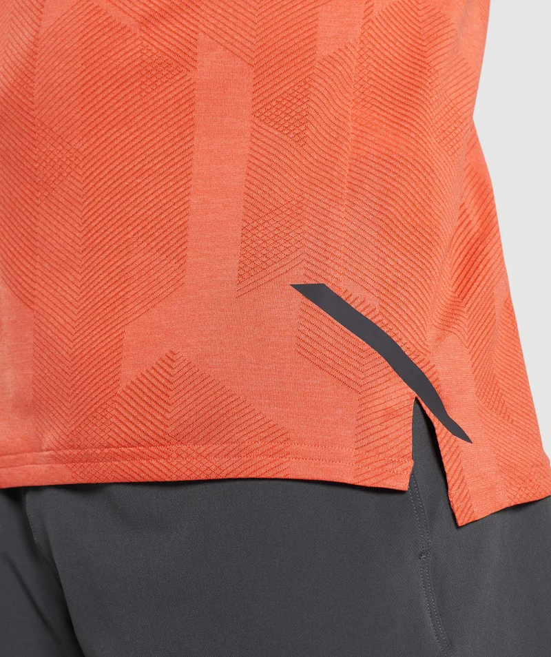 Gymshark Apex T-Shirt - Spicy Orange/Papaya Orange