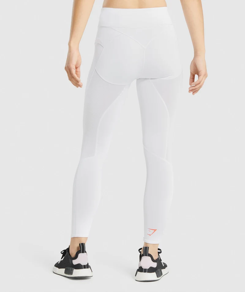 Gymshark Pulse Leggings - White