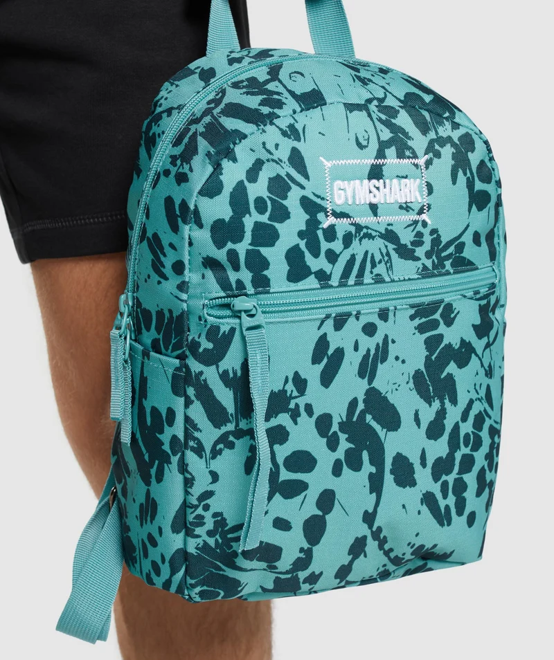 Gymshark Adapt Animal Graphic Mini Lifestyle BackPack - Fauna Teal