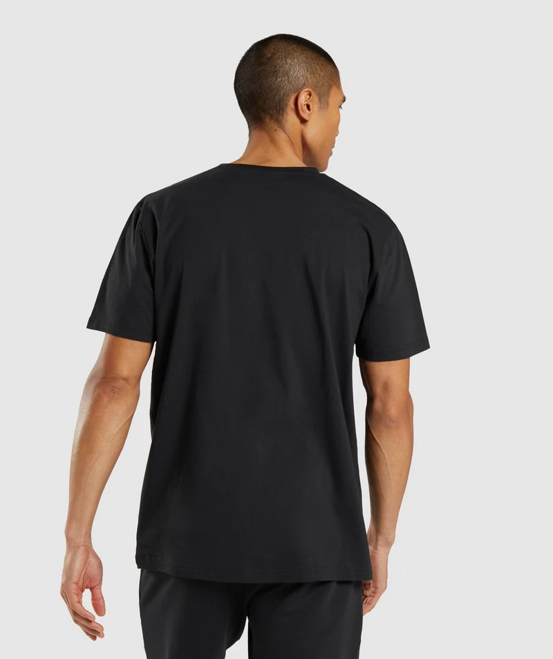 Gymshark Infill SS T-Shirt - Black