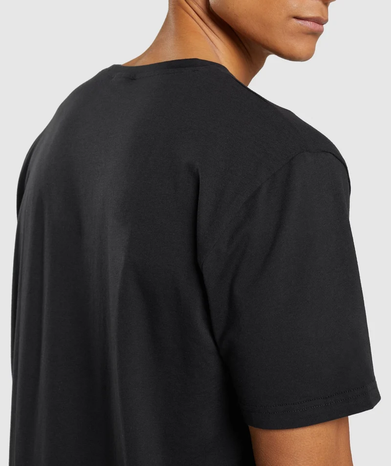 Gymshark Infill SS T-Shirt - Black