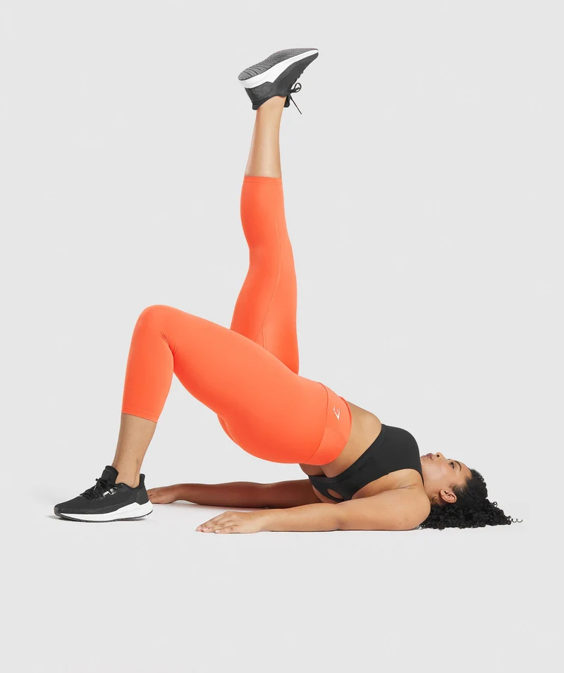 Gymshark Training 7/8 Leggings - Orange