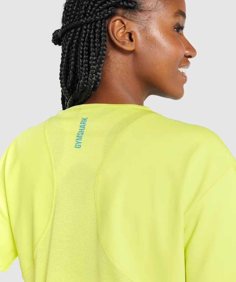 Gymshark Pulse T-Shirt - Yellow