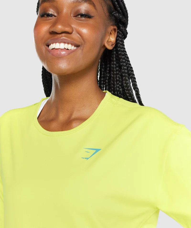 Gymshark Pulse T-Shirt - Yellow