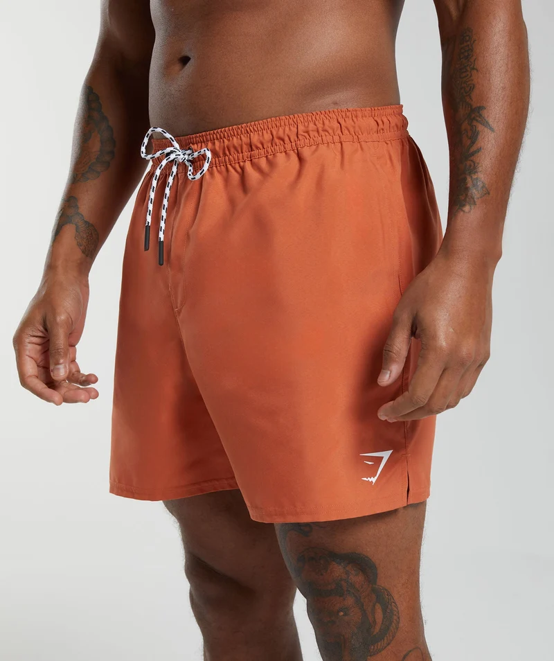 Gymshark 5" Swim Shorts - Muted Orange