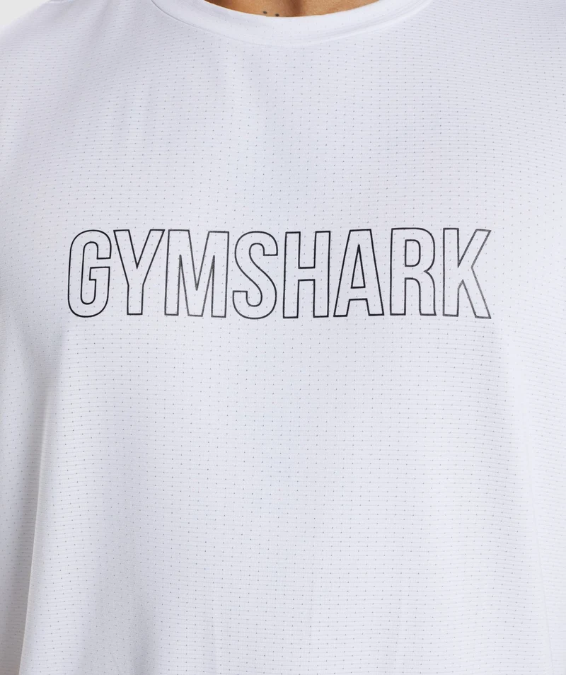Gymshark Arrival Graphic T-Shirt - White