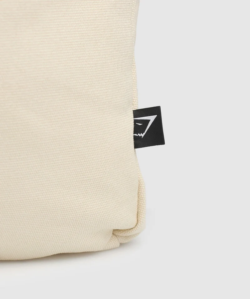 Gymshark Work For it Oversized Tote - Ecru White