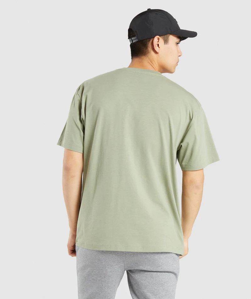 Gymshark Essential Oversized T-Shirt - Light Green