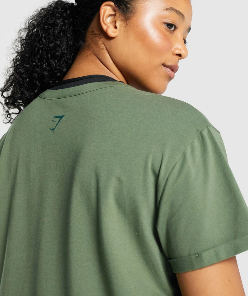 Gymshark Apollo Graphic T-Shirt - Green