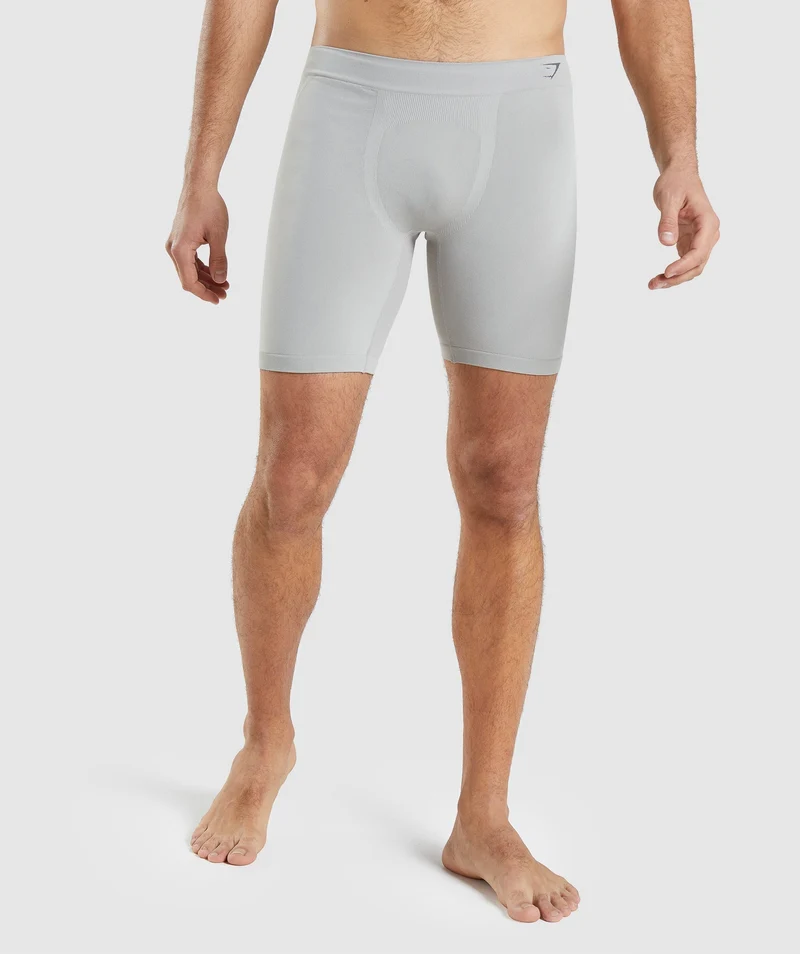 Gymshark Hybrid Boxer - Taupe Grey/Onyx Grey