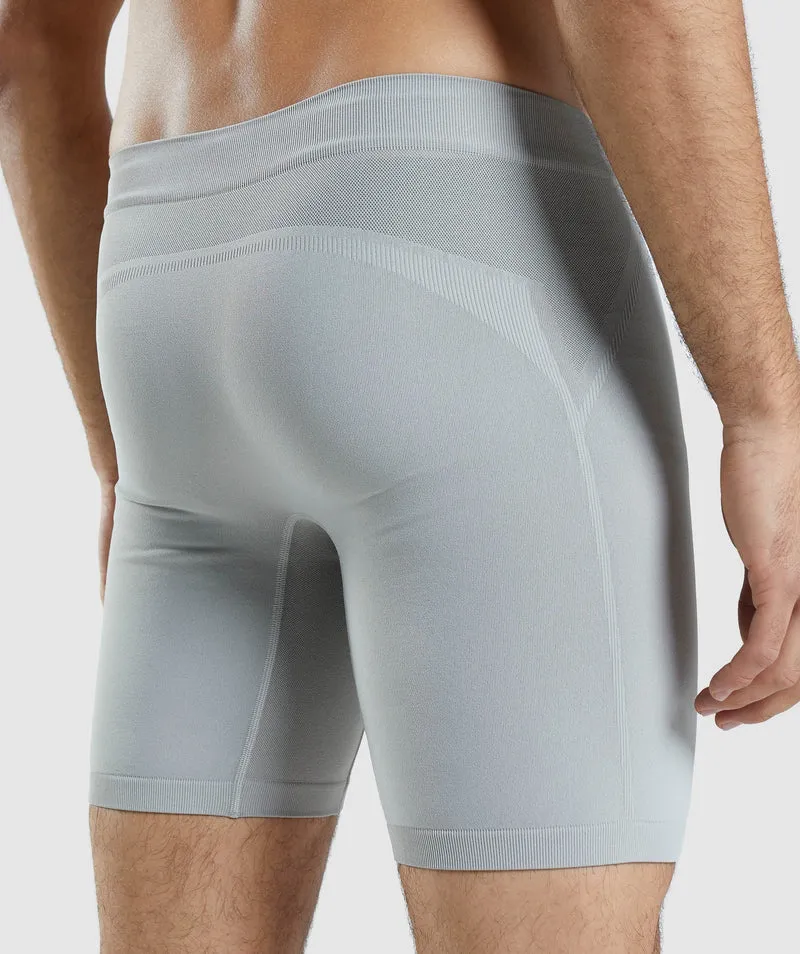 Gymshark Hybrid Boxer - Taupe Grey/Onyx Grey