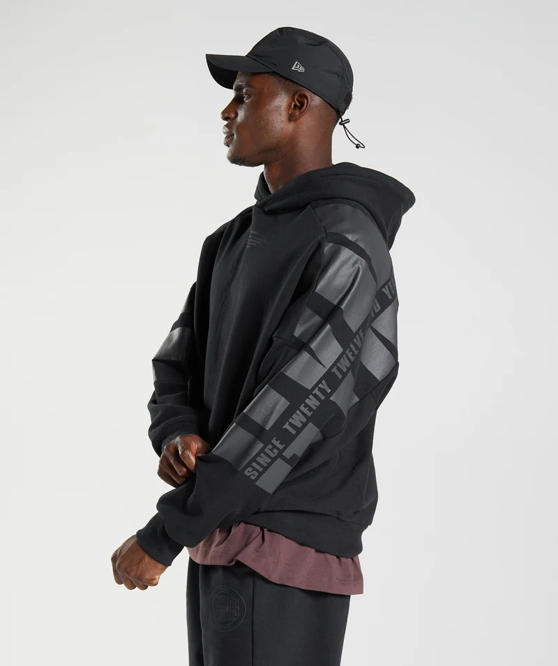 Gymshark GS10 Year Hoodie - Black