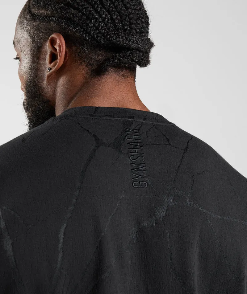 Gymshark Power Crew - Black Print