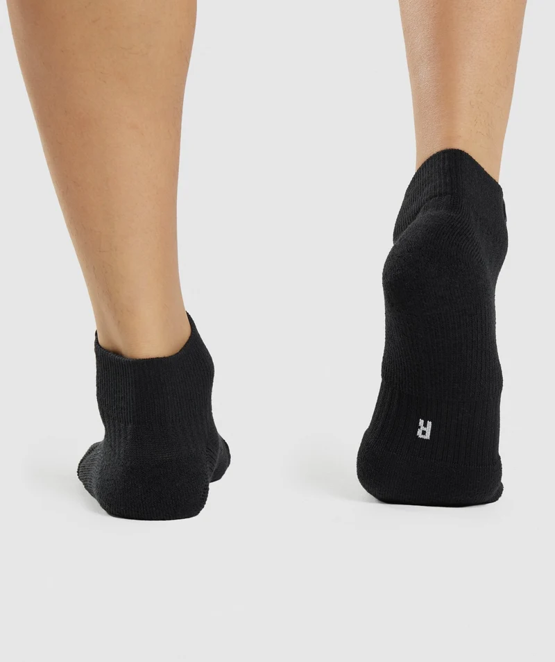 Gymshark Quarter Socks 3pk - Black