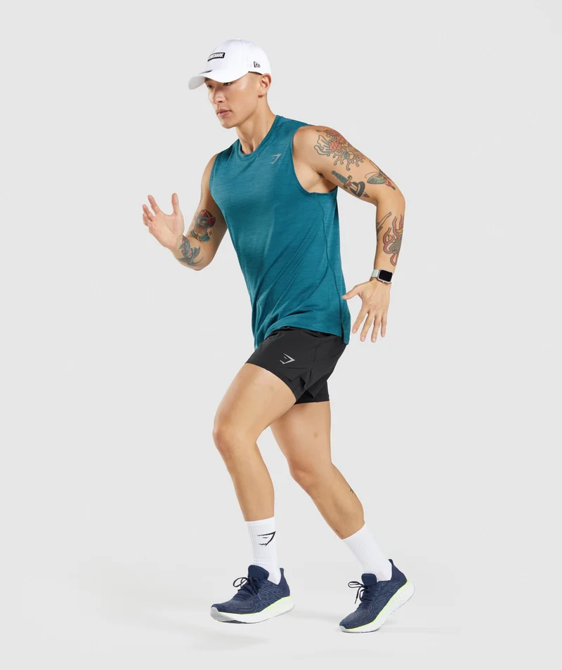 Gymshark Speed 5" 2-in-1 Shorts - Black