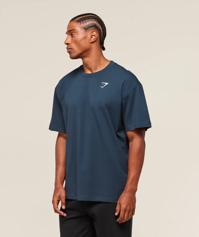 Gymshark Essential Short Sleeve T-Shirt - Navy