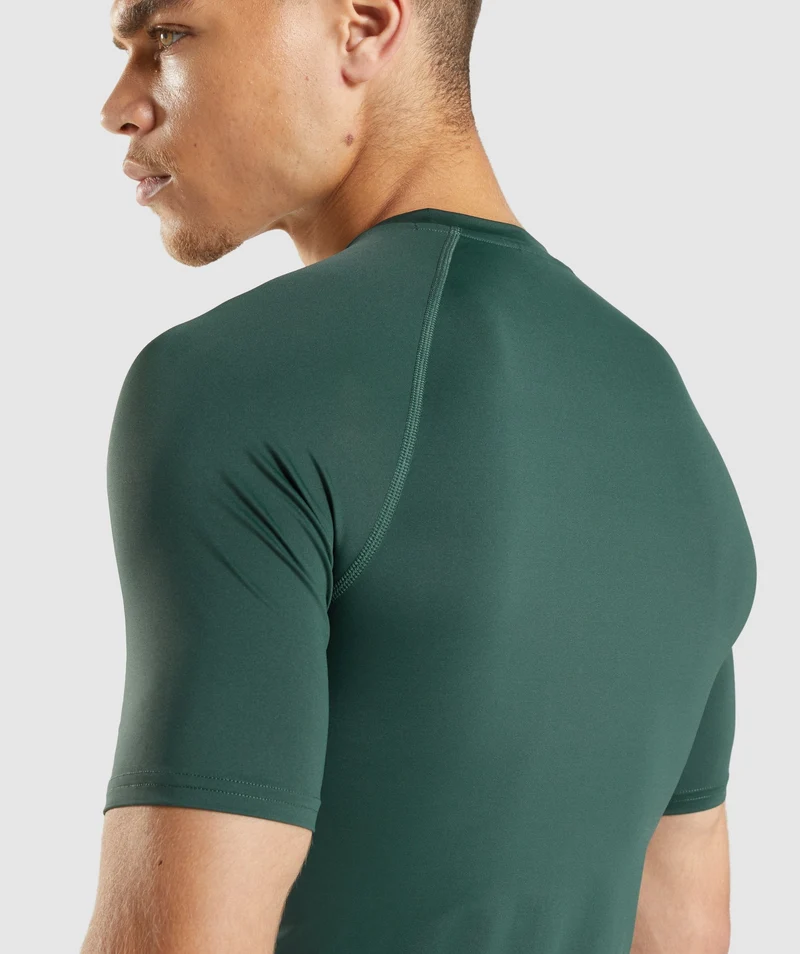 Gymshark Element Baselayer T-Shirt - Dark Green