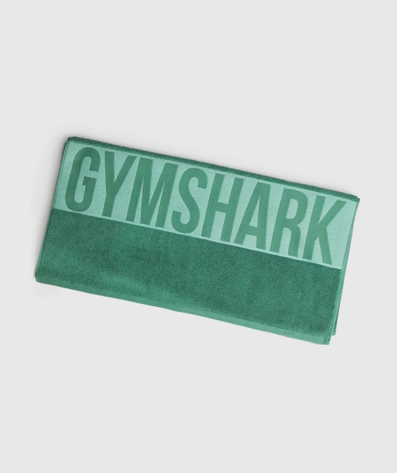 Gymshark Towel - Lagoon Green/Lido Green