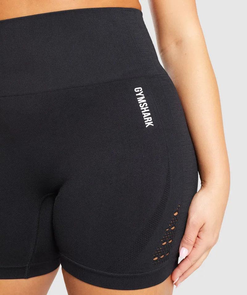 Gymshark Energy+ Seamless Shorts - Black