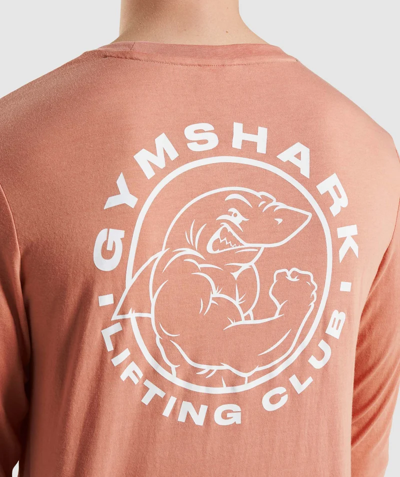 Gymshark Legacy Long Sleeve T-Shirt - Nevada Pink