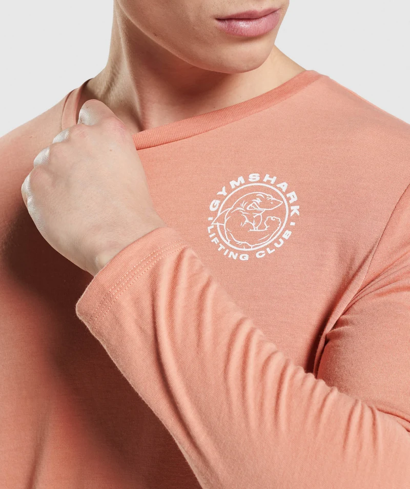 Gymshark Legacy Long Sleeve T-Shirt - Nevada Pink