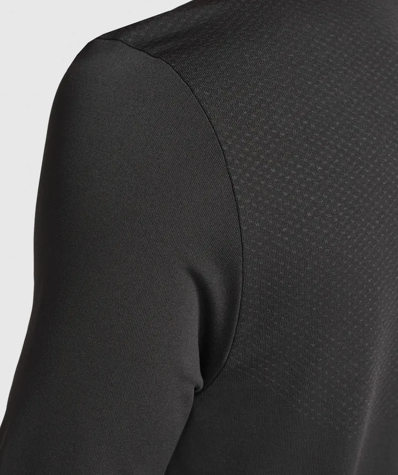 Gymshark Vital Long Sleeve T-Shirt - Black Marl