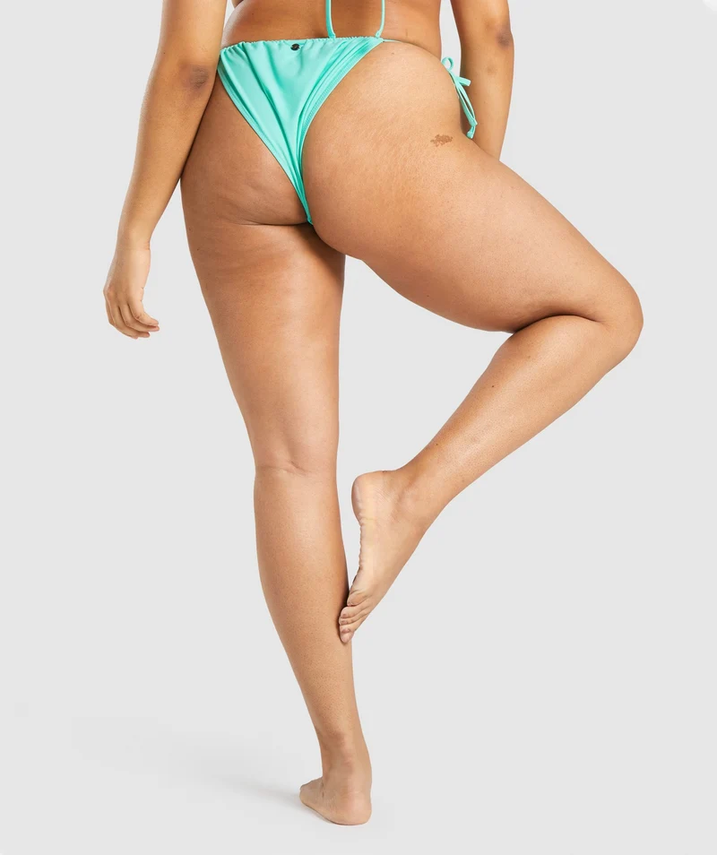 Gymshark Triangle Bikini Bottoms - Turquoise