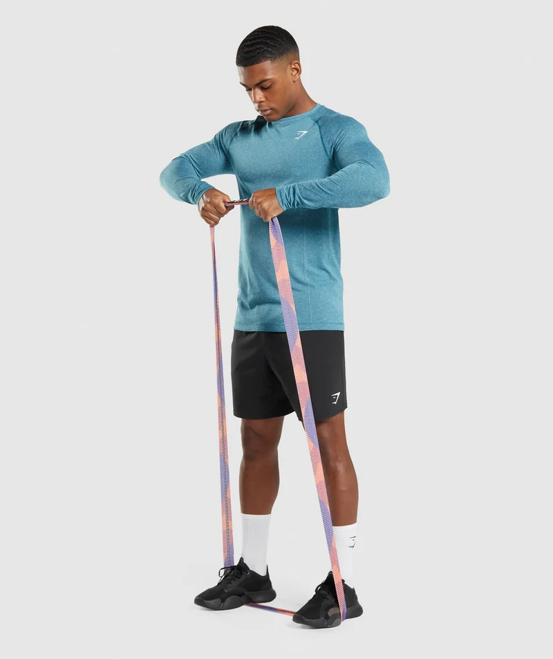 Gymshark Vital Long Sleeve T-Shirt - Tahoe Teal/ Marl