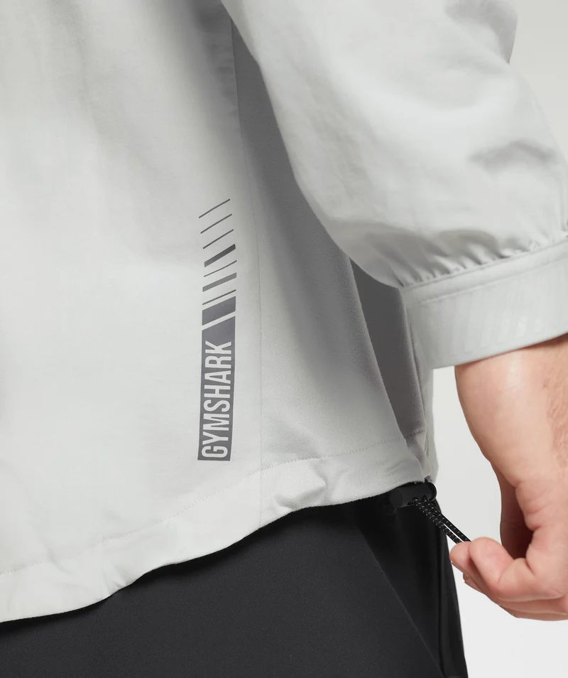 Gymshark Apex Jacket - Light Grey