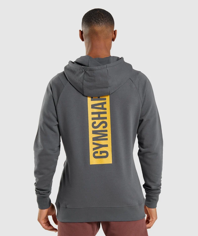 Gymshark Bold Hoodie - Onyx Grey