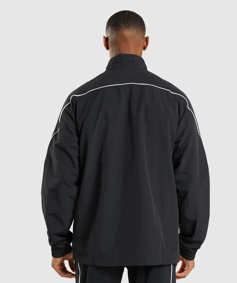 Gymshark Recess Lightweight Jacket - Black/White
