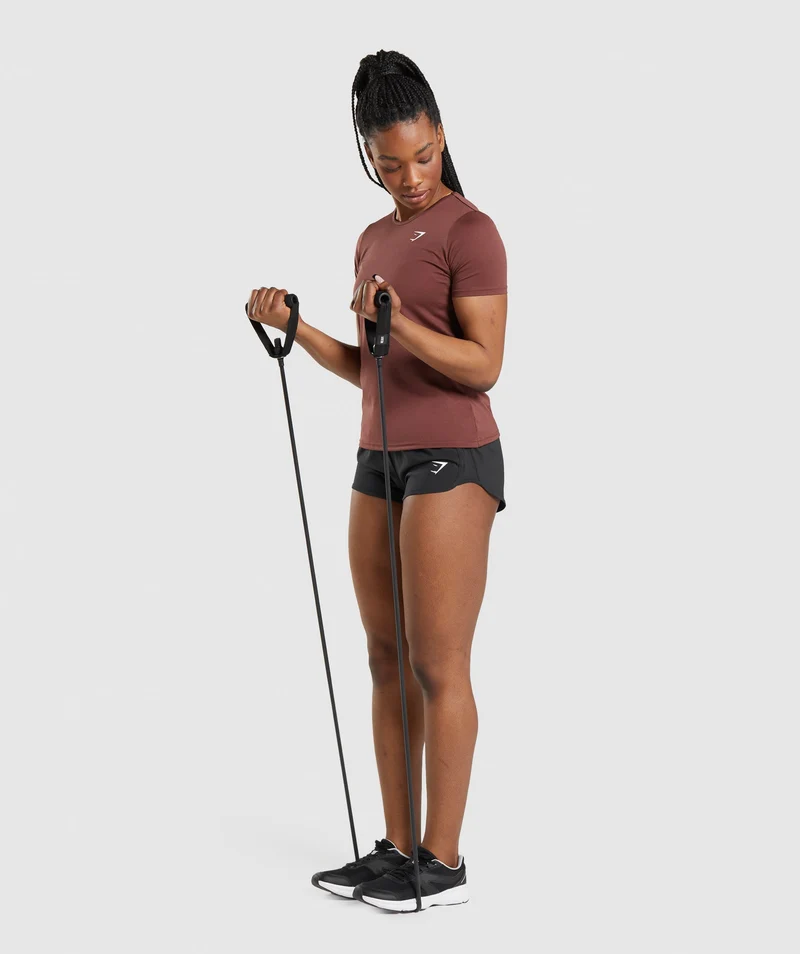 Gymshark Training T-Shirt - Cherry Brown
