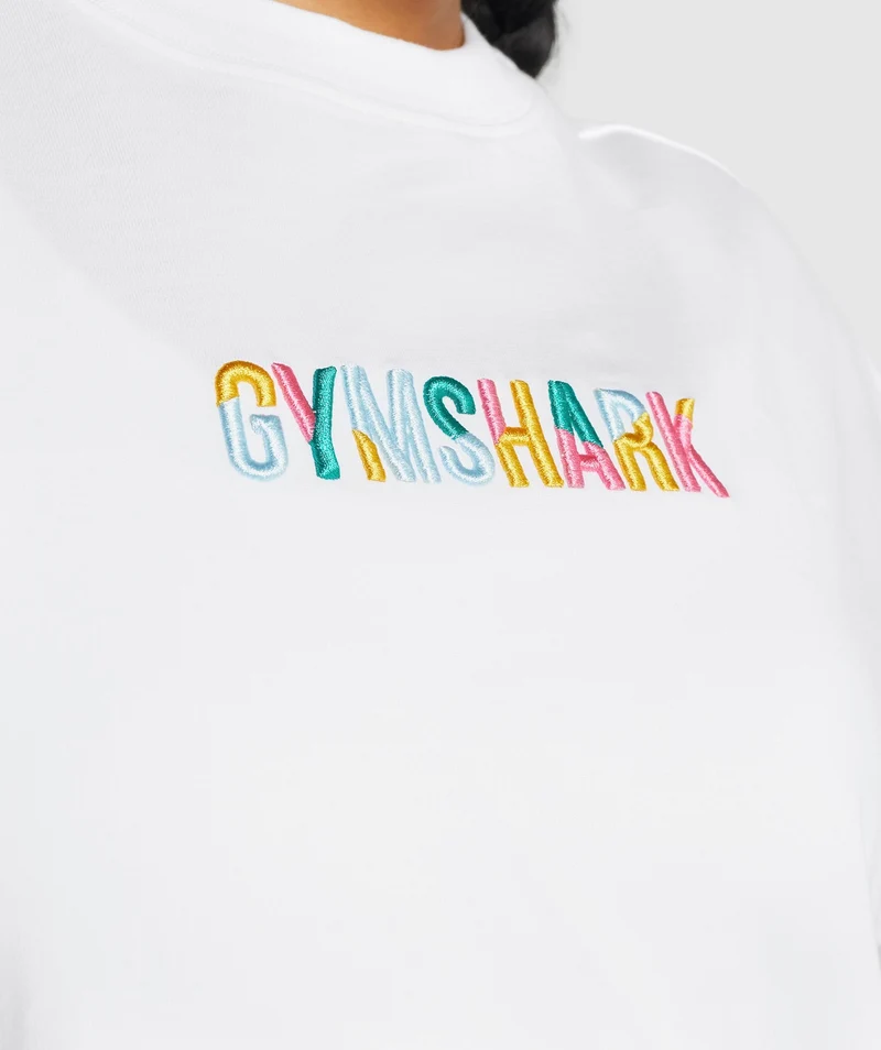 Gymshark Sundae Graphic T-Shirt - White