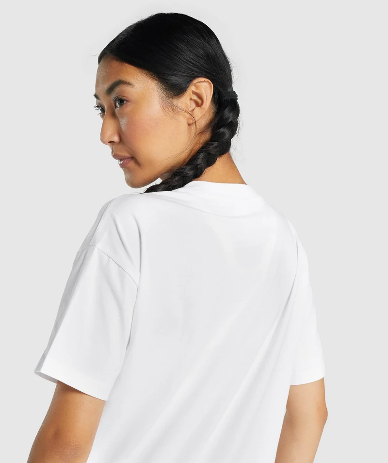 Gymshark Sundae Graphic T-Shirt - White