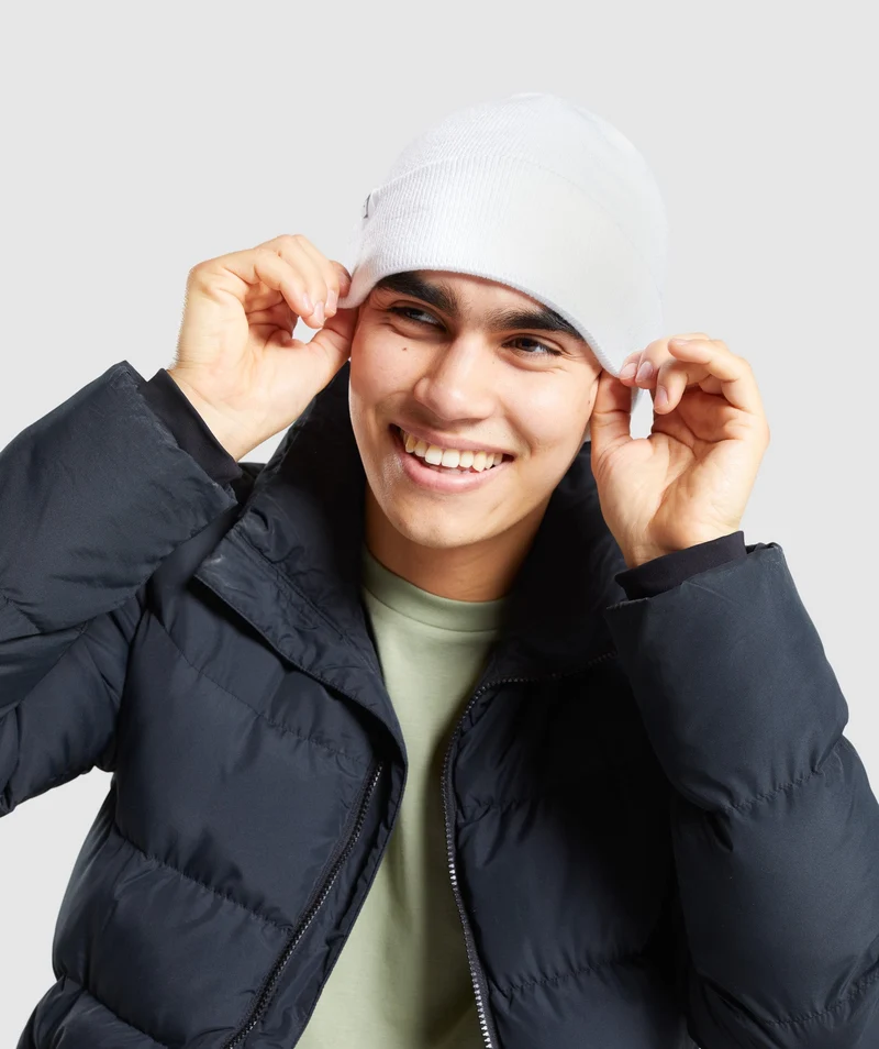 Gymshark GS NE Cuff Knit - White