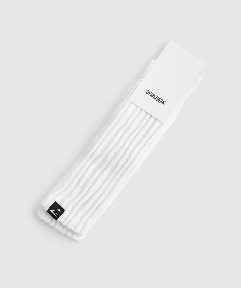 Gymshark Comfy Rest Day Socks 1pk - White