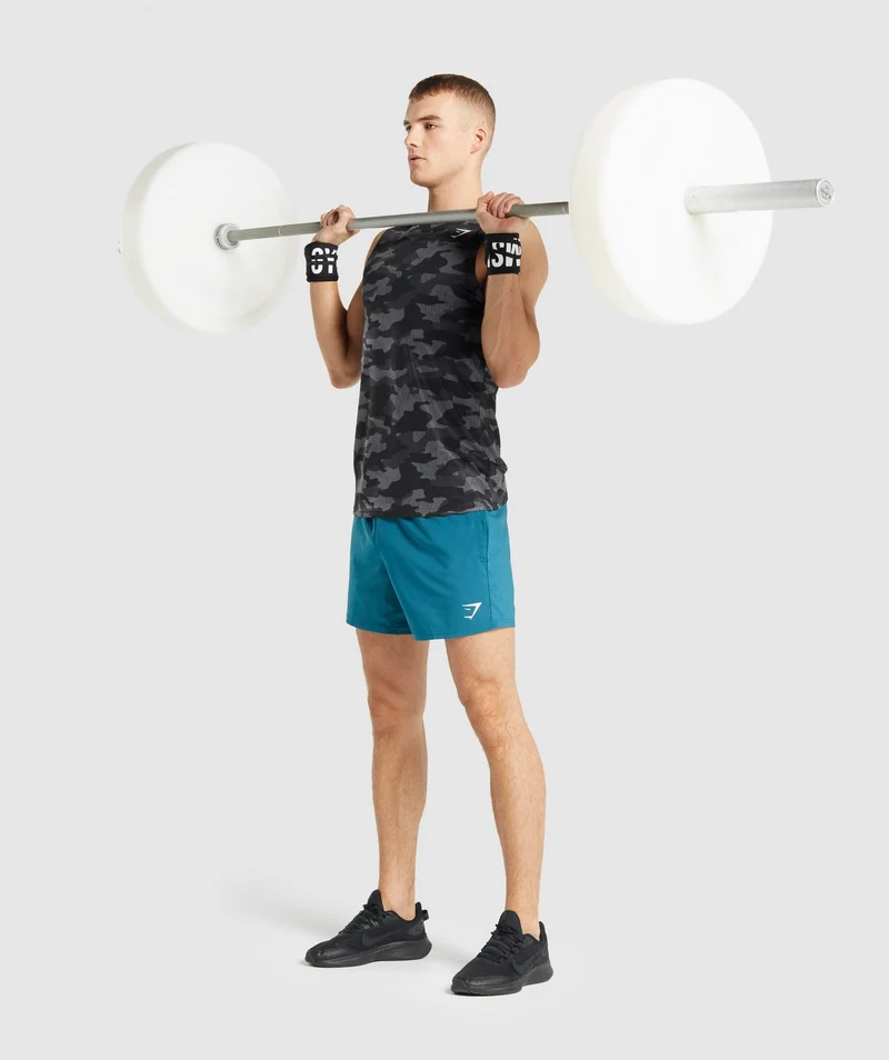 Gymshark Wrist Straps (Self Tie) - Black