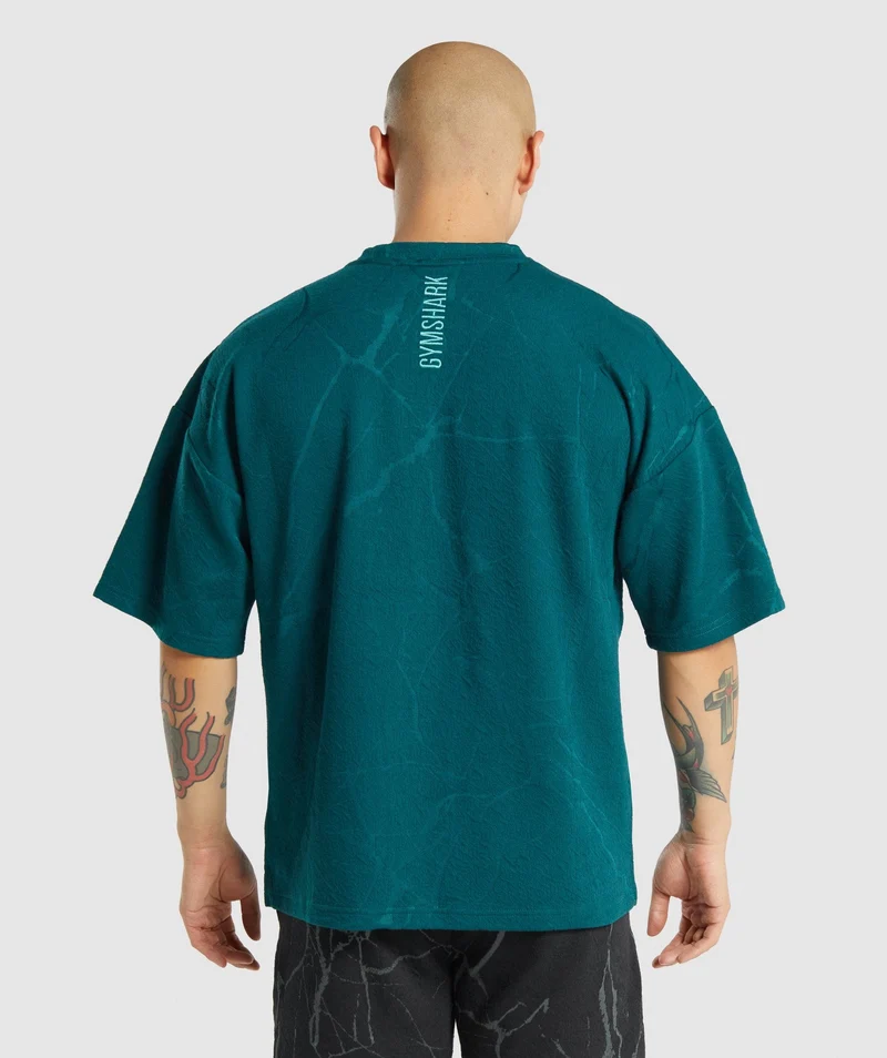 Gymshark Power SS Crew - Blue