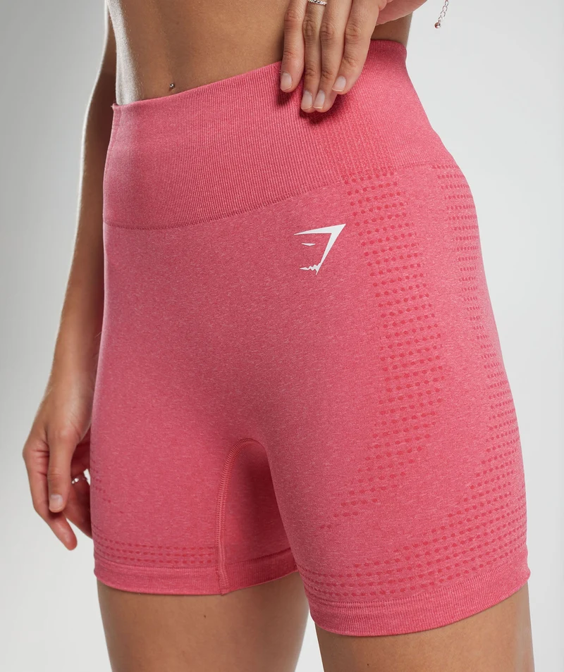 Gymshark Vital Seamless Shorts - Bright Fuchsia Marl
