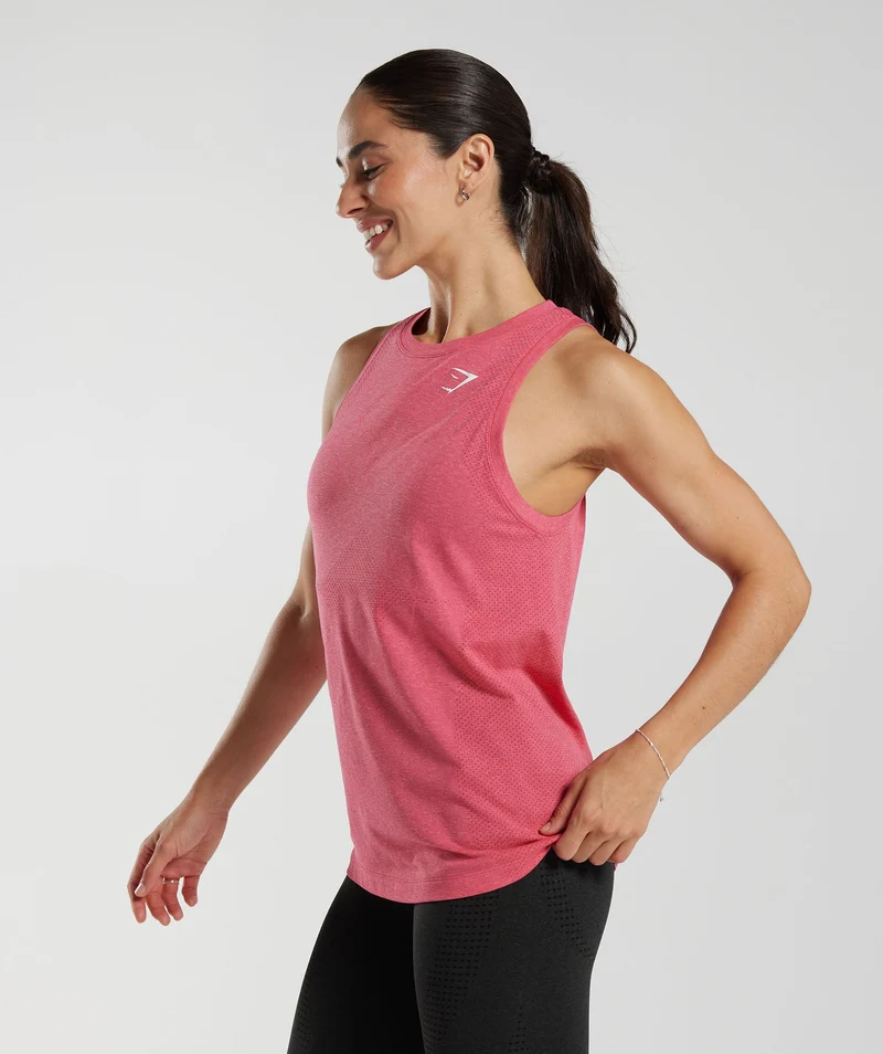 Gymshark Vital Light Tank - Bright Fuchsia Marl