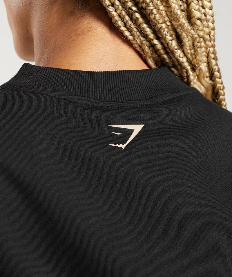 Gymshark Ironworks Oversized Sweatshirt - Black