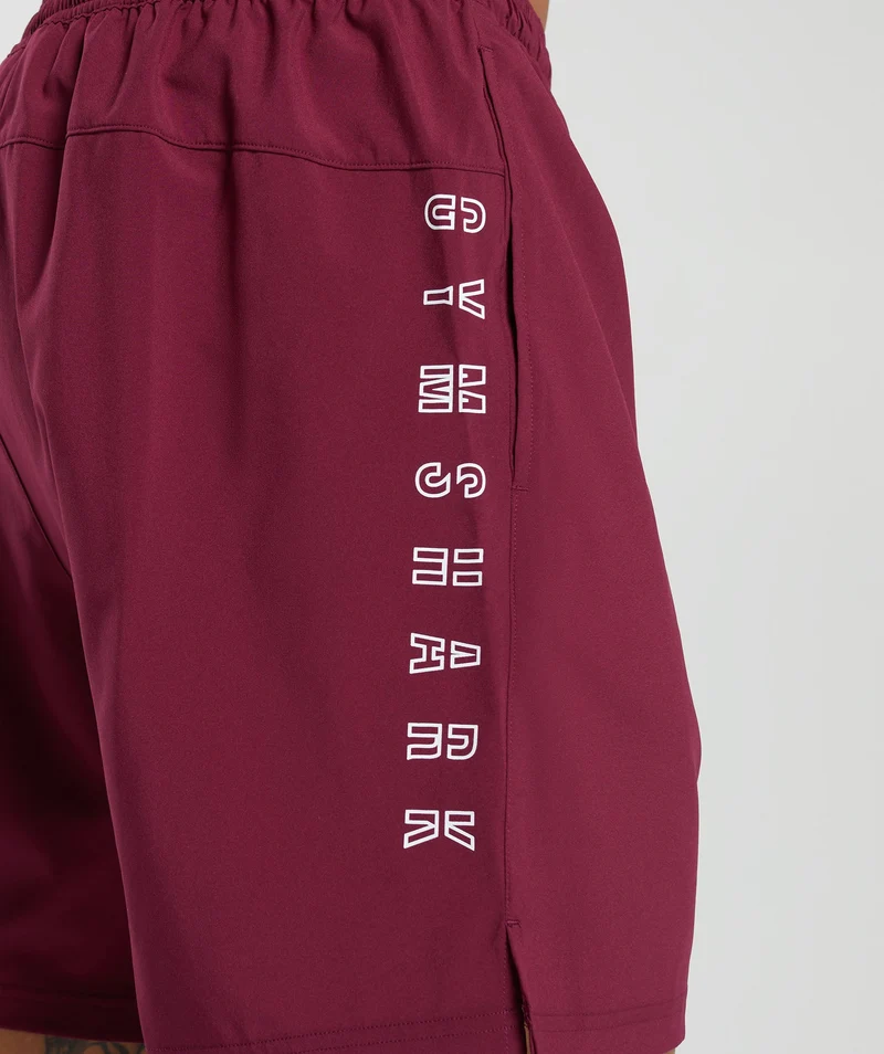 Gymshark Strike Shorts - Plum Pink