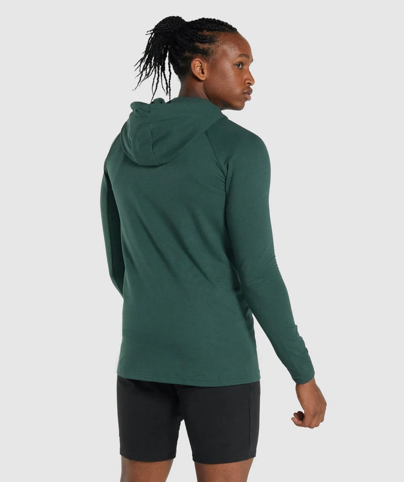 Gymshark Critical 2.0 Zip Up Hoodie - Dark Green