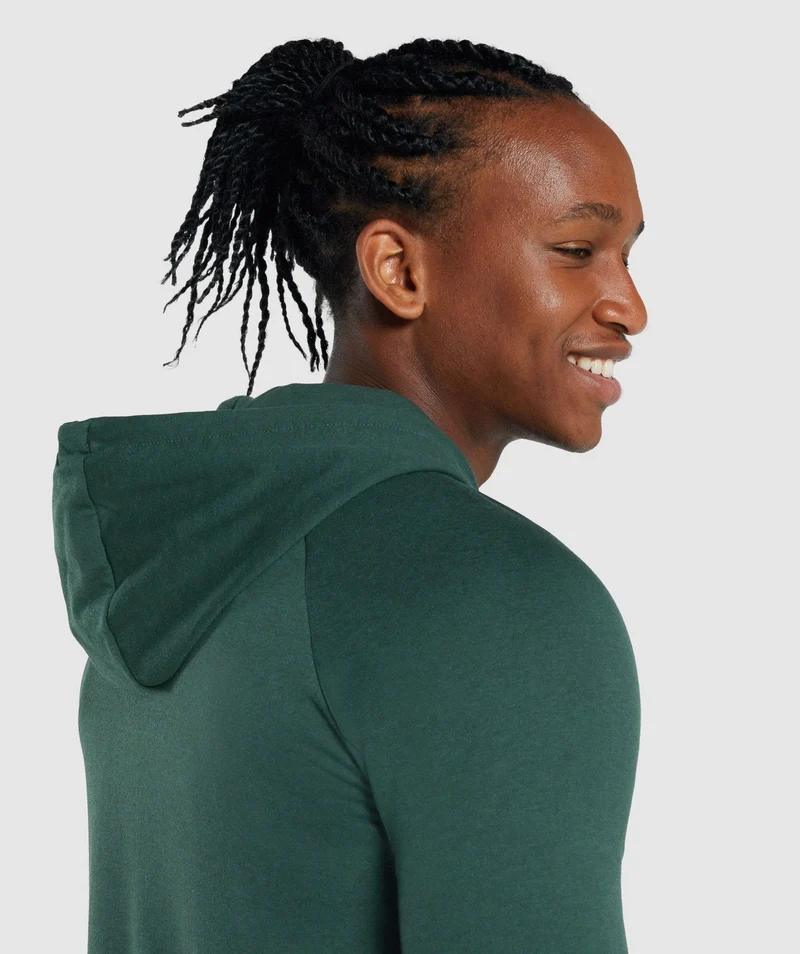 Gymshark Critical 2.0 Zip Up Hoodie - Dark Green