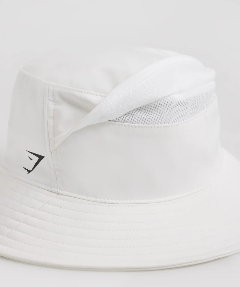 Gymshark Bucket Hat - White