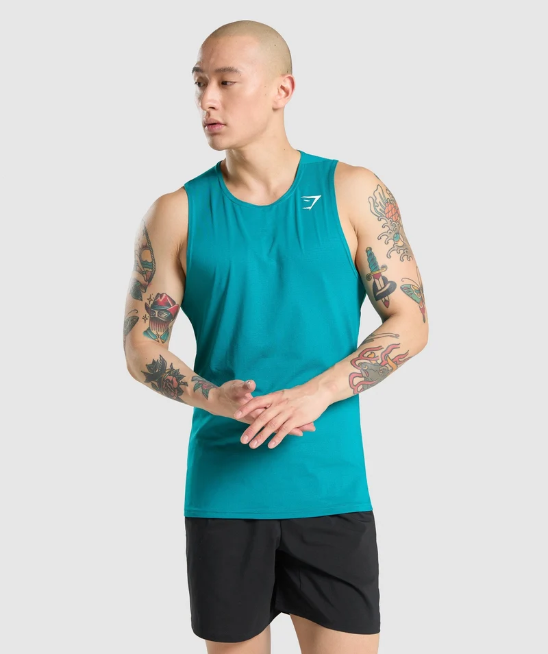 Gymshark Arrival Tank - Teal