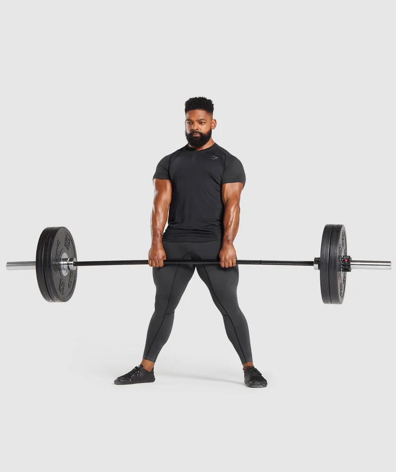 Gymshark 315 T-Shirt - Black/Charcoal