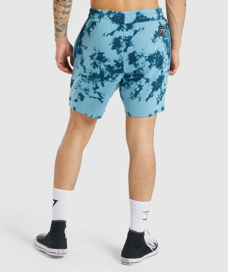 Gymshark Restore Shorts - Teal Print
