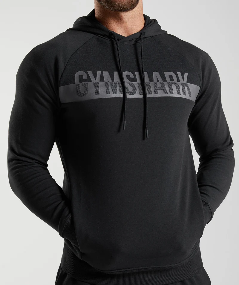 Gymshark Bold React Hoodie - Black
